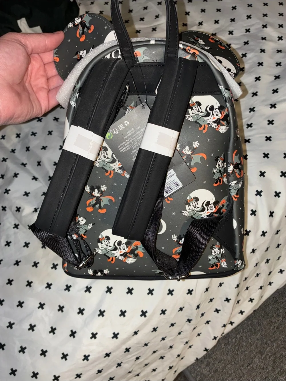 Disney Halloween Mickey and Minnie Mouse Loungefly backpack
